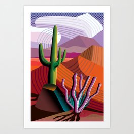 Black Canyon Desert Art Print