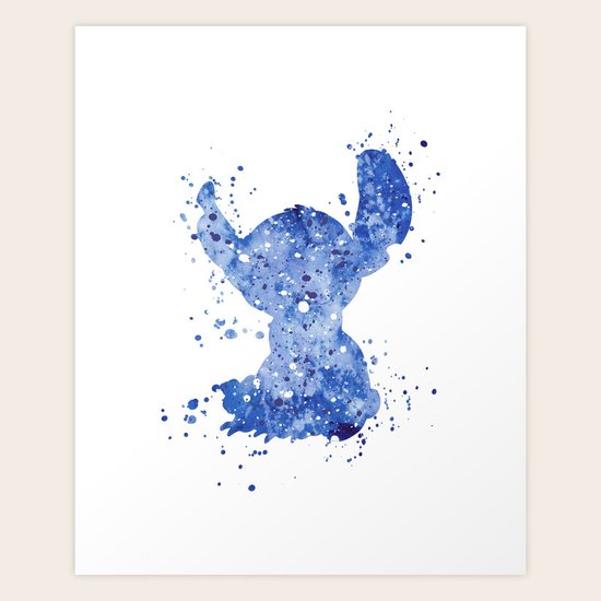 Stitch Disneys Art Print
