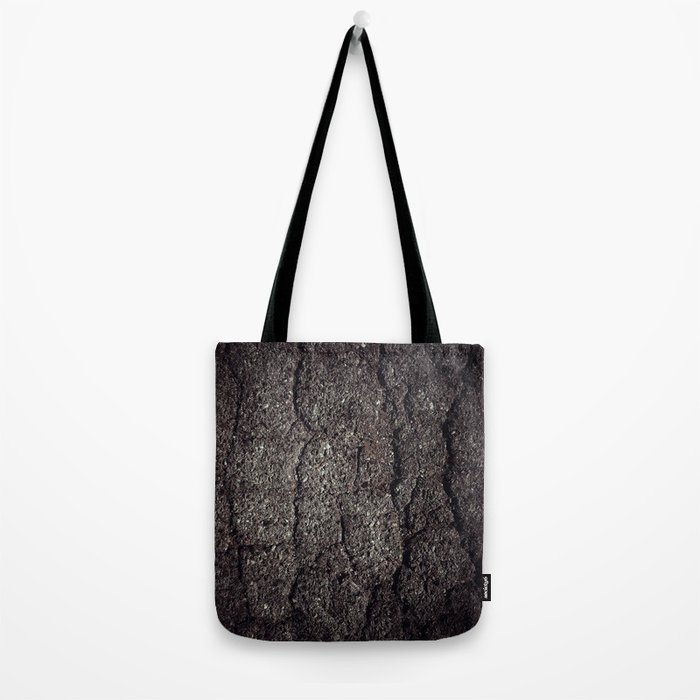Cracked asphalt road Tote Bag by pldesign | Society6