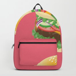 Red Burger Backpack