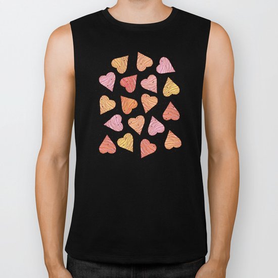 Love, hearts, cookies! Biker Tank
