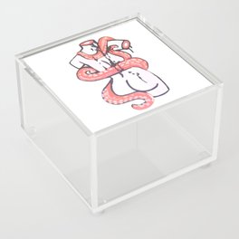 Octopus- Squid Booty Grab Acrylic Box