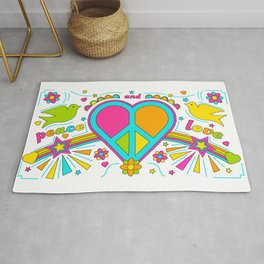 Peace and Love Rug