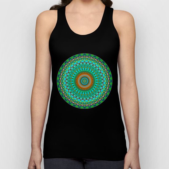 Geometric Mandala G388 Unisex Tank Top