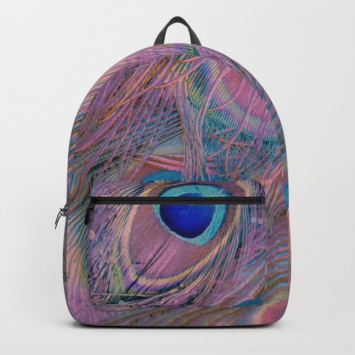 Sugar Peacock Feathers Backpack