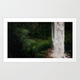 Waterfall landscape New Zealand II - Photography Art Print Art Print | Hdr, Digital, Photo, Newzealand, Waterfallartprints, Waterfallartprint, Outdoorphotos, Landscapes, Natureartprint, Film 