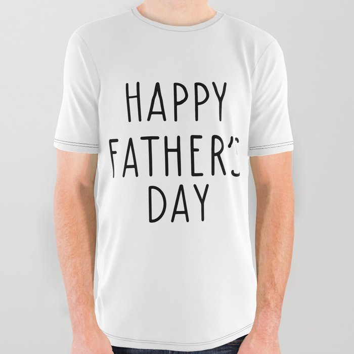 Happy Father's Day All Over Graphic Tee