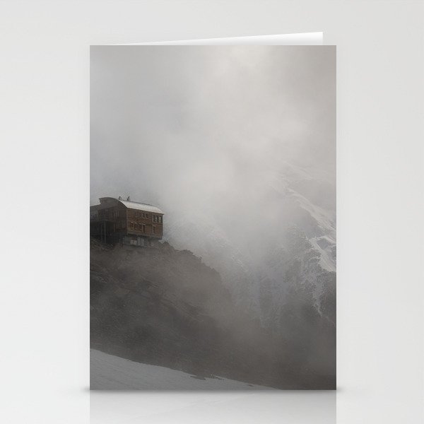 Refuge de Tete Rousse, French Alps Stationery Cards