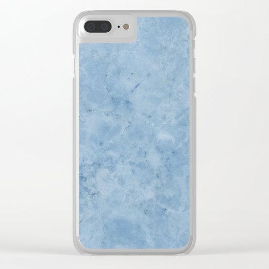 Lento blue marble Clear iPhone Case