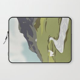 Llama in the Mountains of Peru Laptop Sleeve