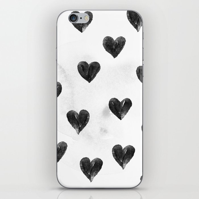 I drew a few hearts for you iPhone Skin