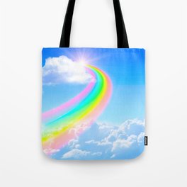Rainbow path Tote Bag