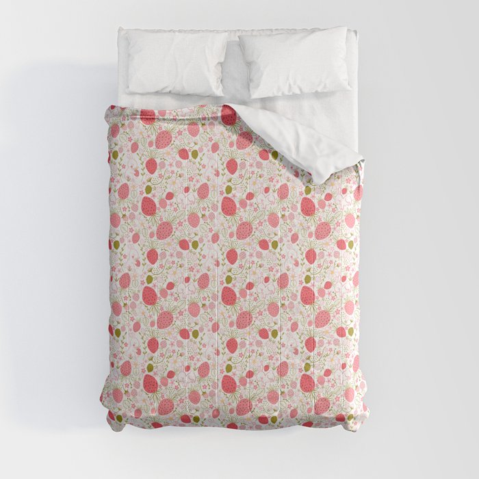 Strawberry Bunny Comforter