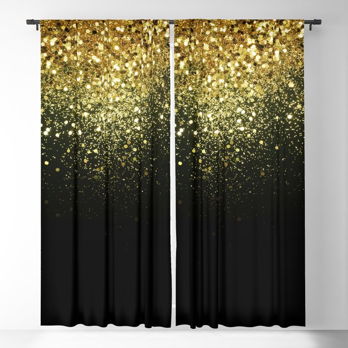 Sparkling Gold Glitter Glam 1 Shiny Decor Art Society6