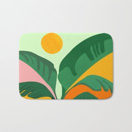 Things Are Looking Up 2 Wide View / Tropical Greenery Bath Mat