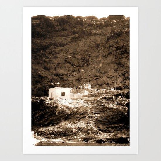 Goat in Greece Art Print