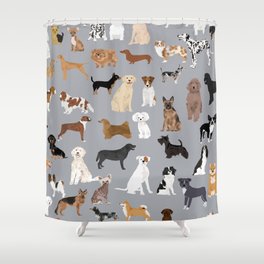 Poodle Shower Curtains Society6