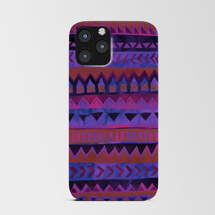 PATTERN {Tribal Stripe- Purple} iPhone Card Case