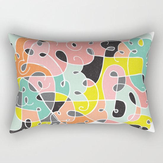 ABSTRACT 1 Rectangular Pillow