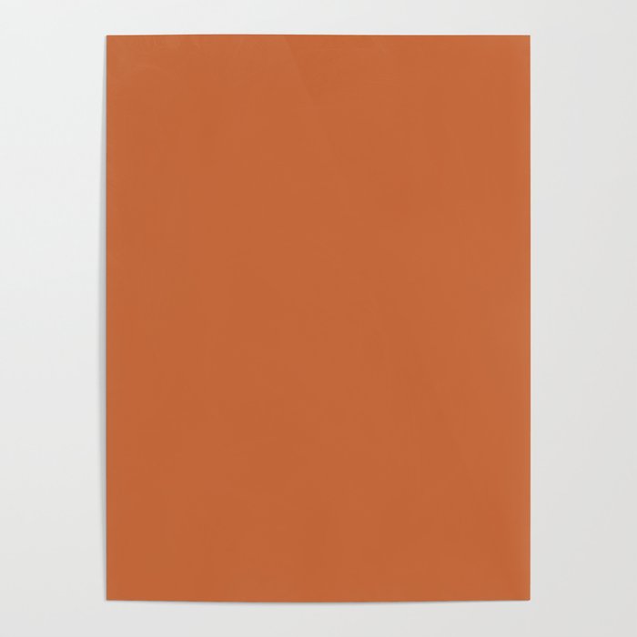 Burnt Orange // Pantone® 16-1448 TPX Poster
