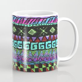 90's Neon Surf Stripes 2 Coffee Mug