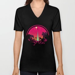 SpaceX Starship Retro V Neck T Shirt