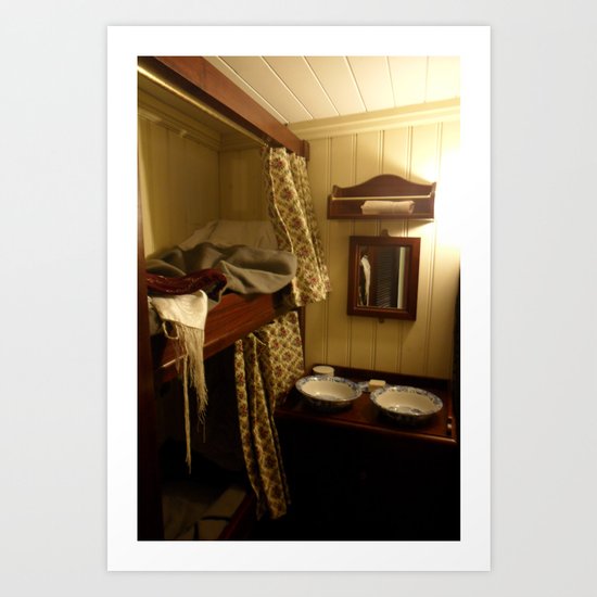 Victorian Travelling First Class... Art Print