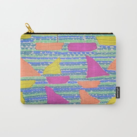 Sailboats Carry-All Pouch