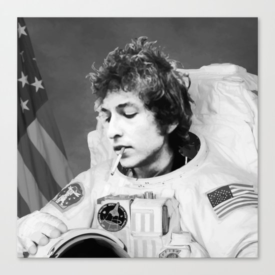 bob dylan spacer Canvas Print