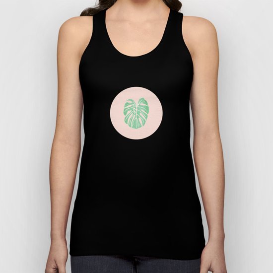 Monstera Pattern Unisex Tank Top