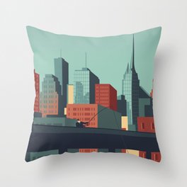 Urban Wildlife - Swordfish Throw Pillow