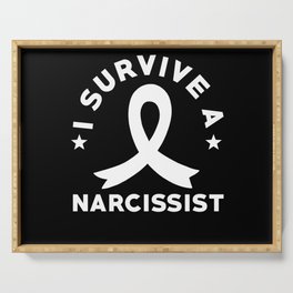 Survive a Narcissist Serving Tray