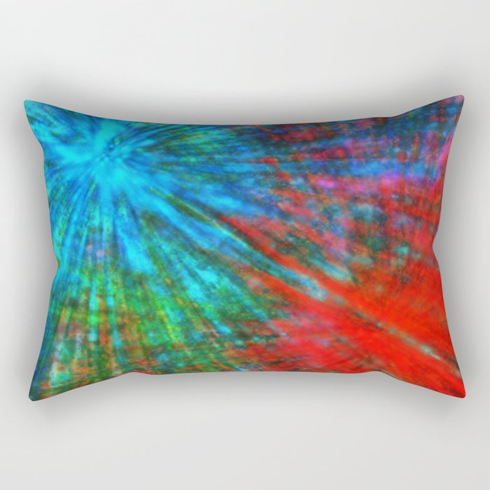 Abstract Big Bangs 001 Rectangular Pillow