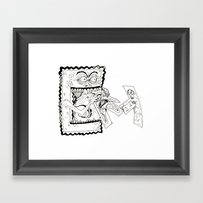 EAT Framed Art Print