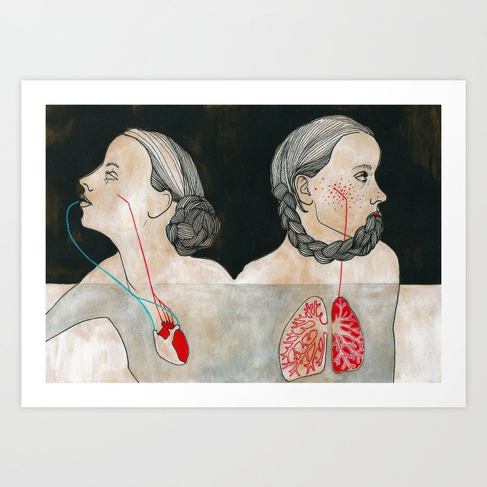 ikizler (twins) Art Print