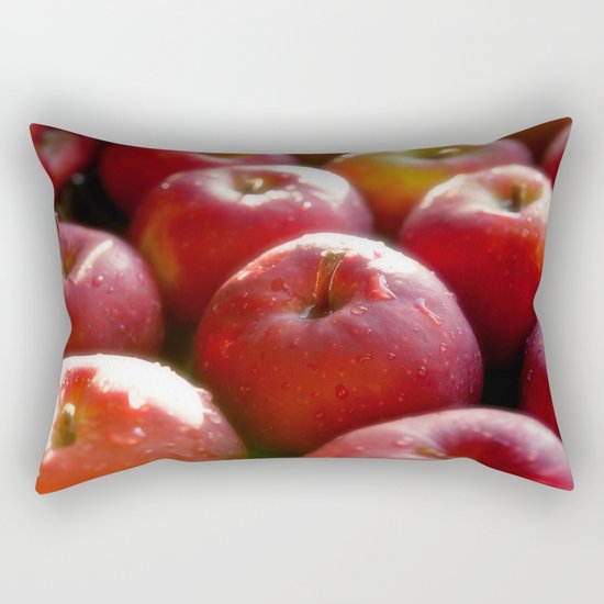 Sweet red Apple Rectangular Pillow