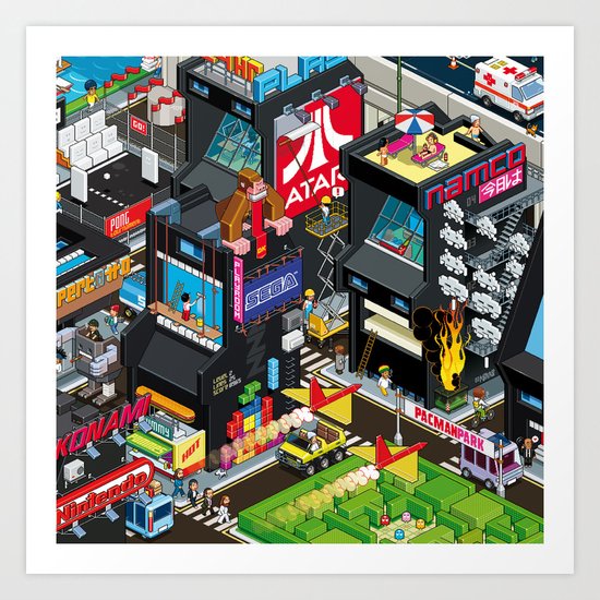 GAMECITY Art Print