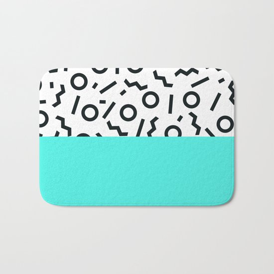 Memphis pattern 43 Bath Mat