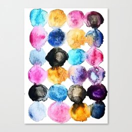 Waterpaint ball Canvas Print
