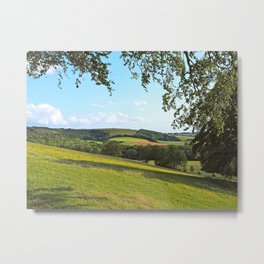 Old Winchester Hill Metal Print | Countryside, Southdowns, England, Digital, Nationalpark, Color, Seasons, Hampshire, Photo, Rural 