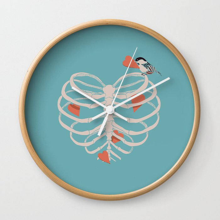The Heart Collector Wall Clock