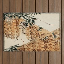 Wisteria Traditional Japanese Pattern Outdoor Rug