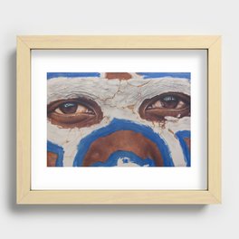 Tribal View Recessed Framed Print