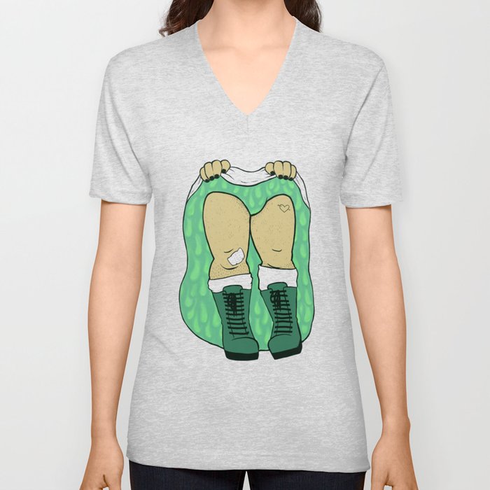 Swamp Crotch V Neck T Shirt