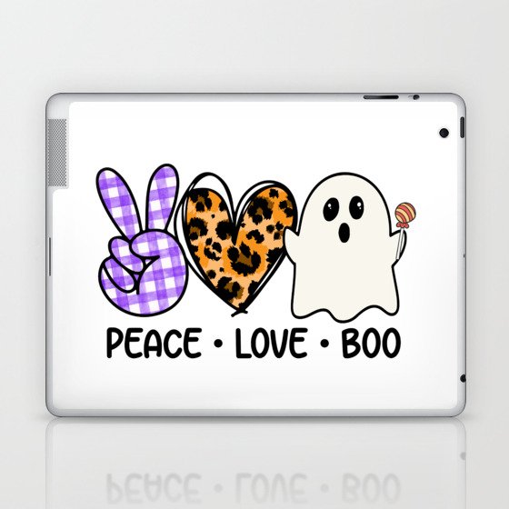 Peace Love Boo Laptop & iPad Skin