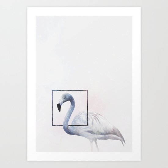FLAM INK O Art Print