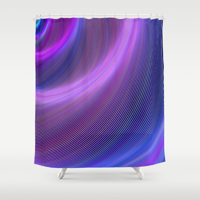 Purple storm Shower Curtain