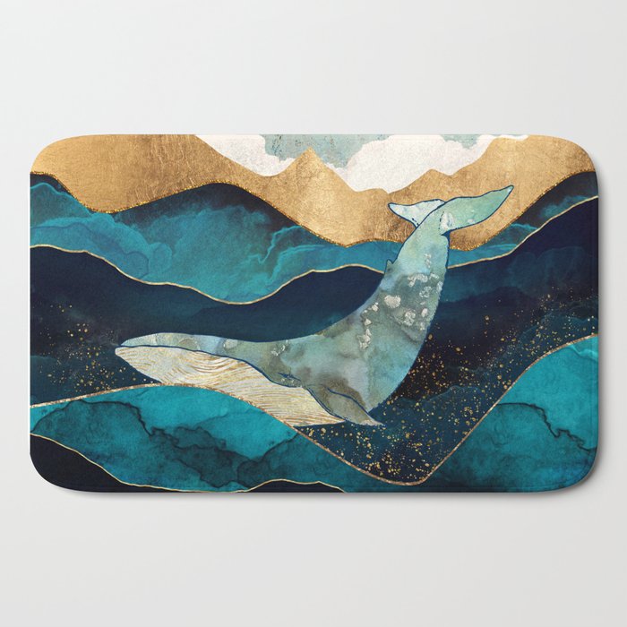 Whale bath mat deals