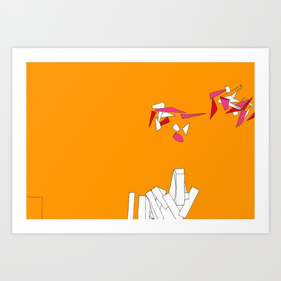 Fragmentation 1 Art Print