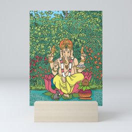 Ganesha - By the River Mini Art Print